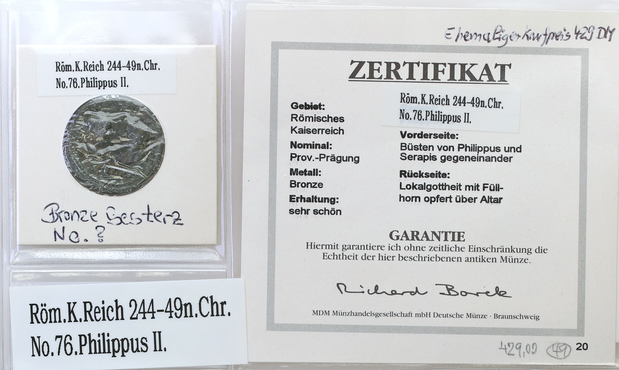 Prowincje Rzymskie Filip II (244 - 247) AE 26 Moesia Inferior Markianopolis - rzadsze
